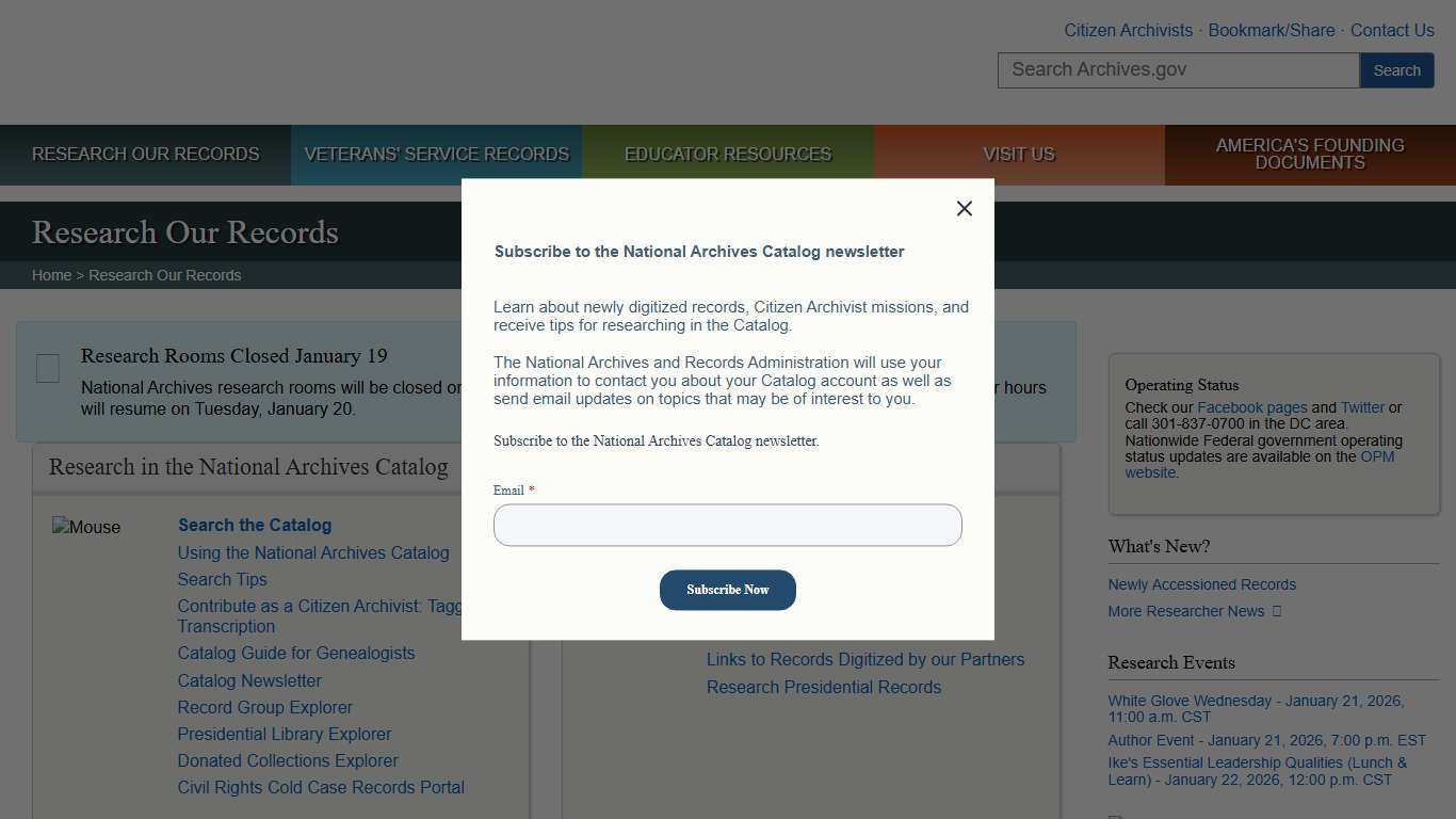 Research Our Records | National Archives
